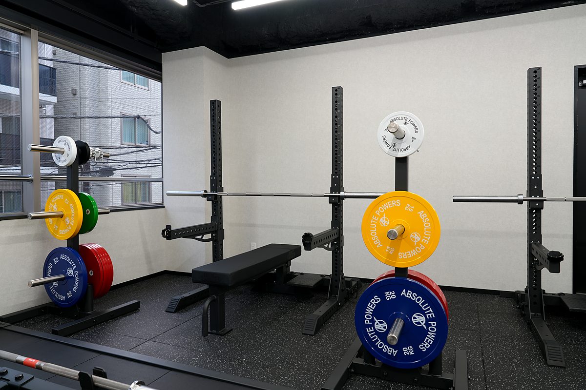 Combo rack with ABSOLUTE POWERS coloured plates